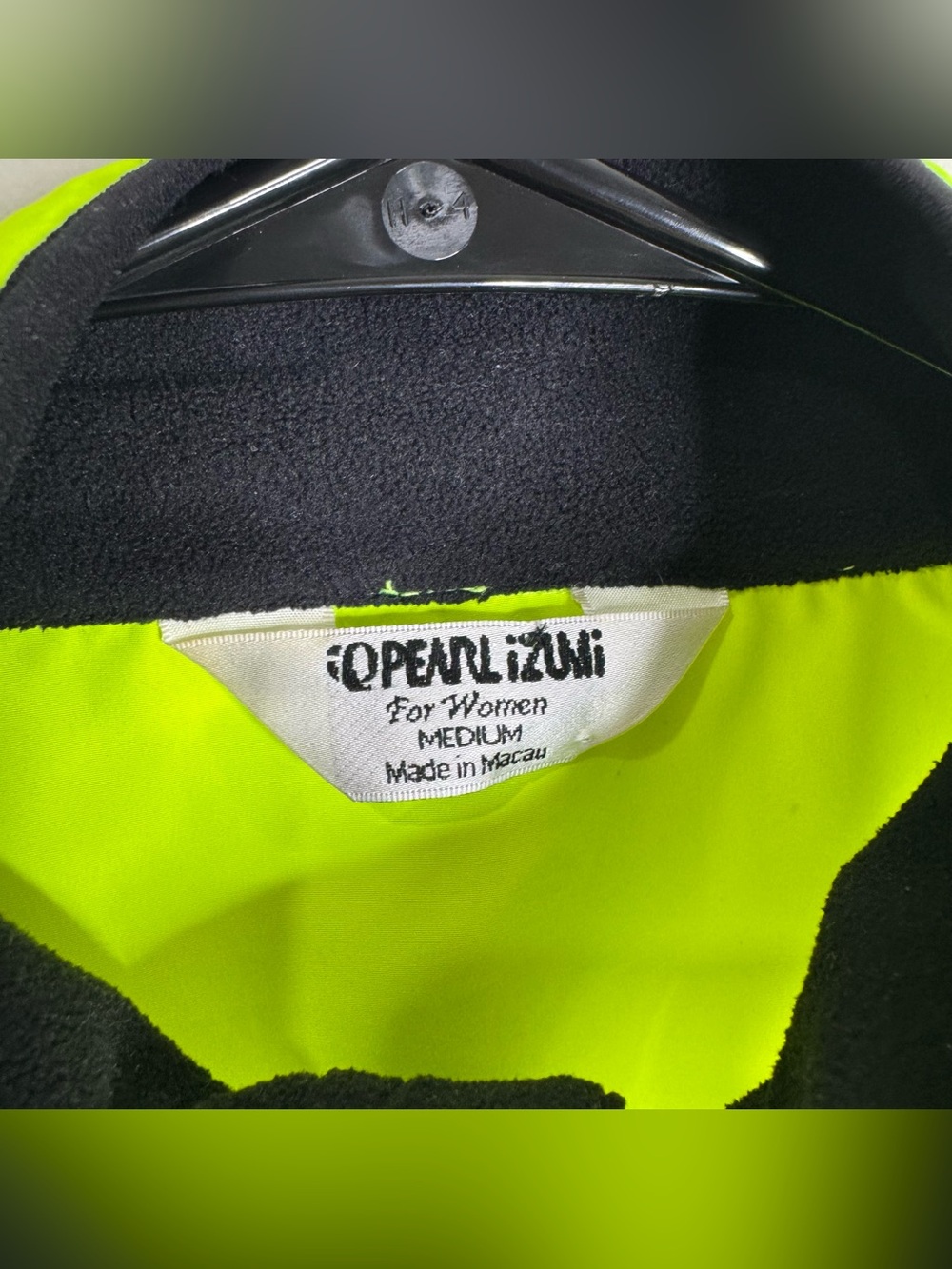 Pearl Izumi Women’s Lightweight Shell Cycling Jacket Medium Bright Green Zip - Picture 5 of 11